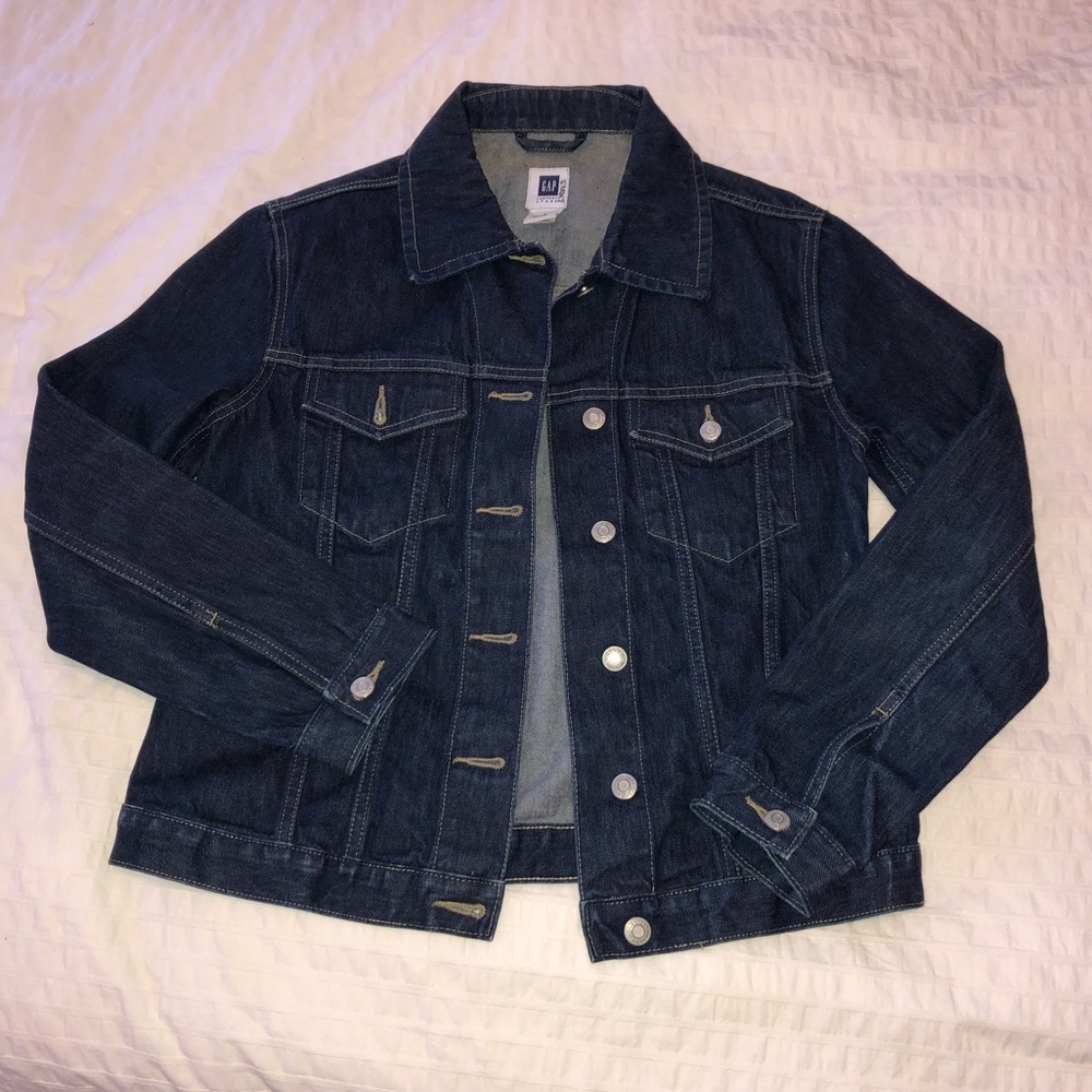 Gap Dark Denim Jacket - Small
